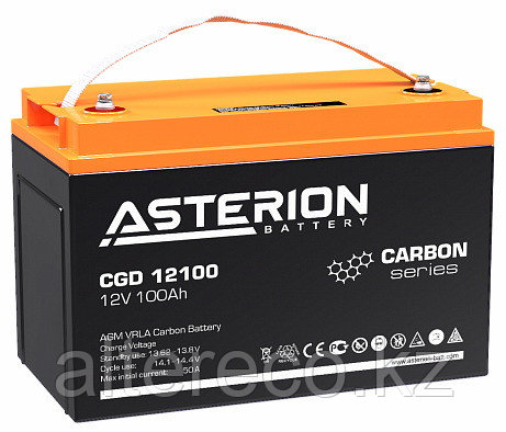 Карбоновый аккумулятор Asterion (Delta) CGD 12100 (12В, 100Ач)