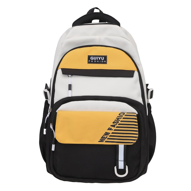 Рюкзак Guiyu черный-желтый