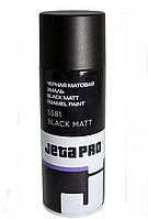 Краска черная матовая 1K Jeta pro в аэрозольном баллончике 400 мл