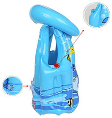 Жилет для плавания синий (для детей 4-8 лет)