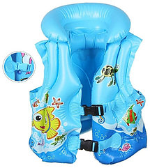 Жилет для плавания синий (для детей 1-4 года)