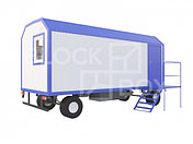 Сантехблок с душевыми кабинами, передвижной ПР-БК-Ш-13, фото 2