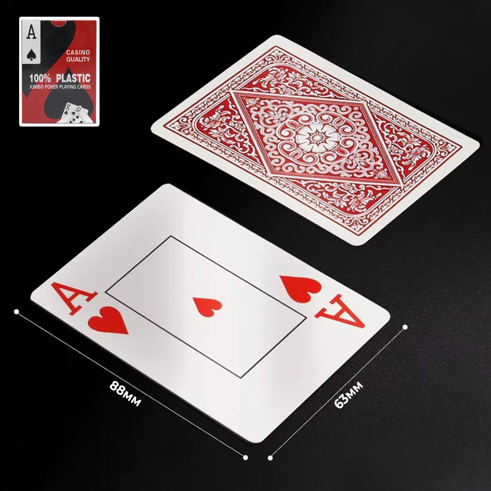 Игральные пластиковые карты 54шт. красные: продажа, цена в Алматы ...