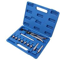 ROCKFORCE Набор для обслуживания ДВС 11 предметов, (направляющие: 5, 5.5, 6, 6.5, 7, 8мм, 3/8"), в кейсе 15258