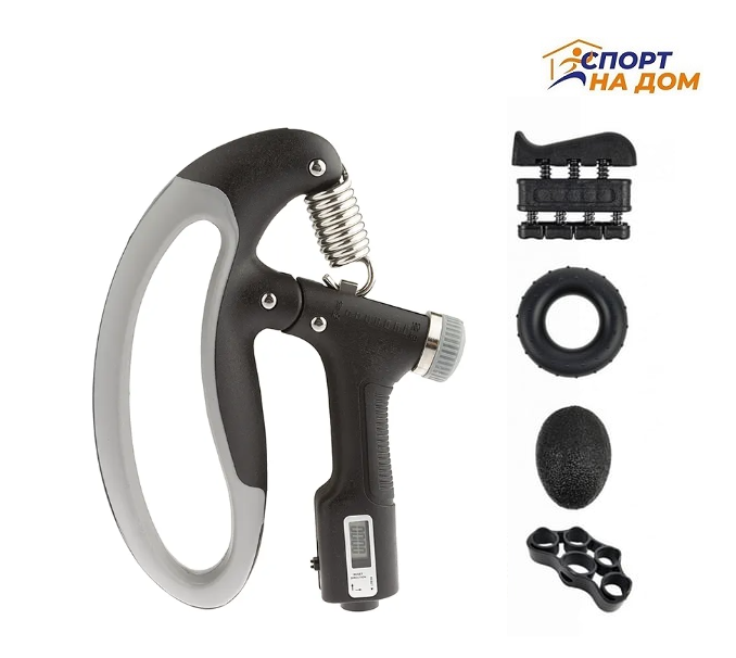 Набор эспандеров "Strong grip" 5в1 Black