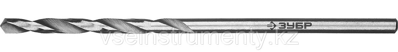 ЗУБР ПРОФ-В, 2.3 х 53 мм, сталь Р6М5, класс В, сверло по металлу, Профессионал (29621-2.3), фото 1