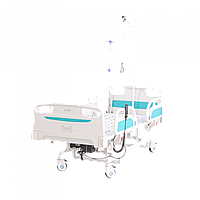 Кровать медицинская (304E спинки и боковые ограждения ABS)