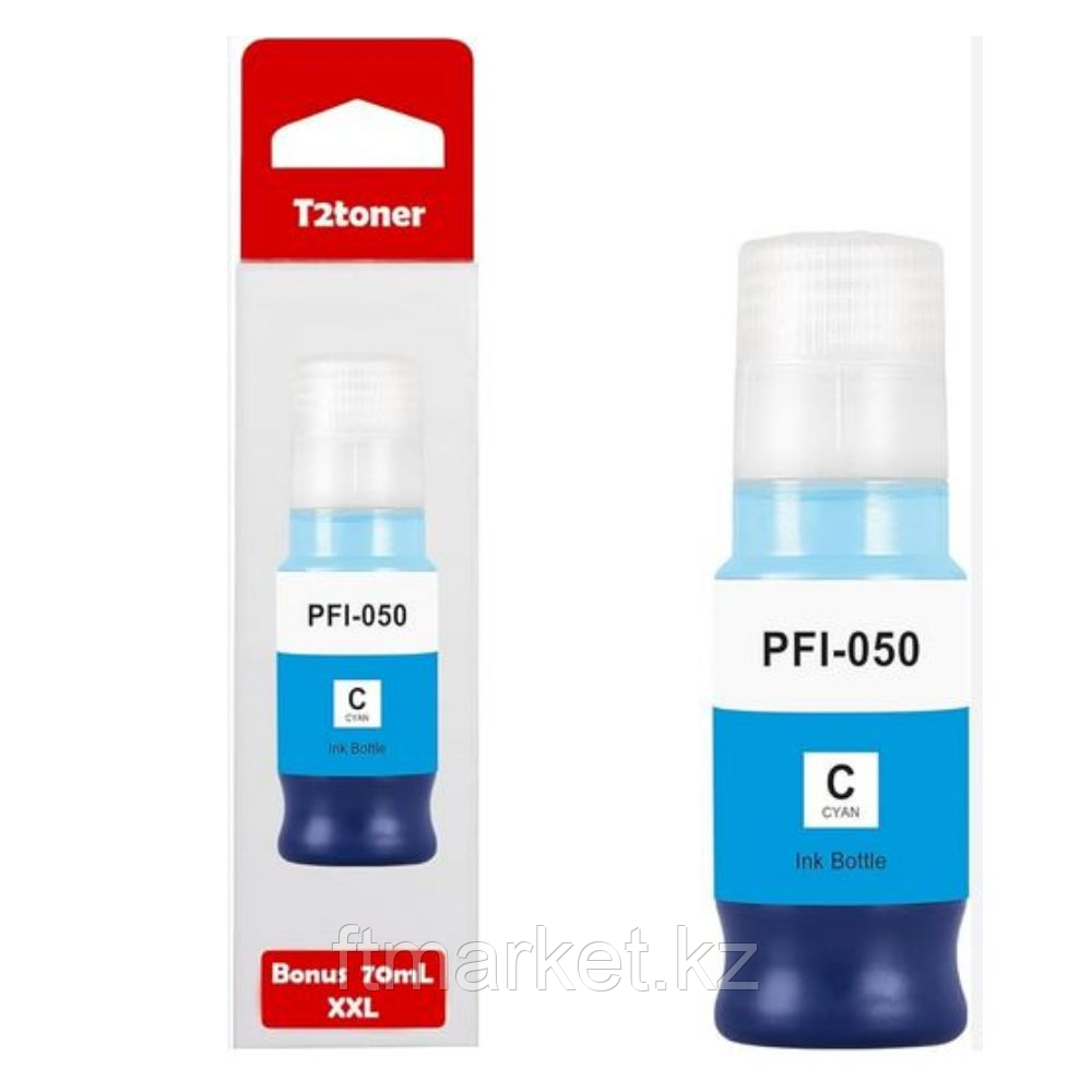 Картридж струйный Canon PFI-050 C голубой для Canon imagePROGRAF TC-20/TC-20M, фото 1