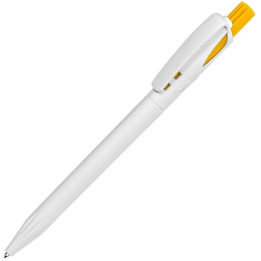 Ручка шариковая TWIN WHITE, Жёлтый, -, 161 01 03
