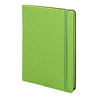 Ежедневник недатированный Shady, А5,  зеленое яблоко, кремовый блок в линейку, зеленый обрез, Зеленый, -,