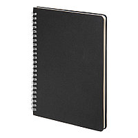 Блокнот на двойной пружине HELIX, 143 х 205 мм, черный с белым, блок в линейку, Черный, -, 33901 01