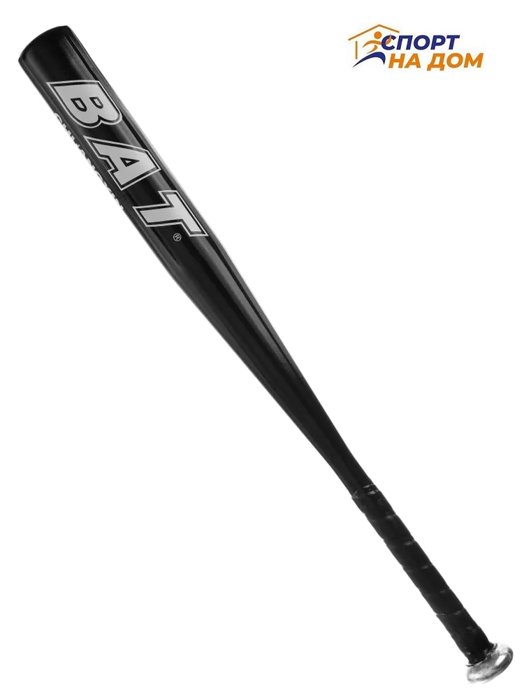 Бейсбольная металлическая бита Черная 77см