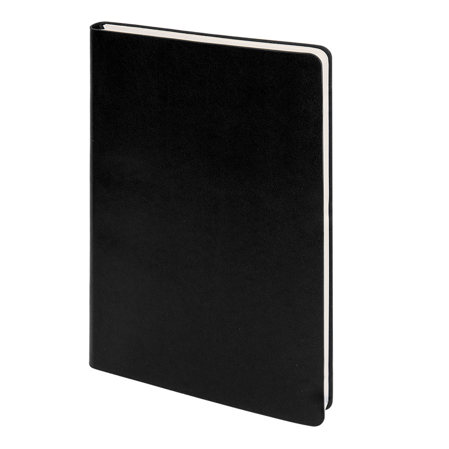 Бизнес-блокнот SMARTI, A5, черный, мягкая обложка, в клетку, Черный, -, 21234 35