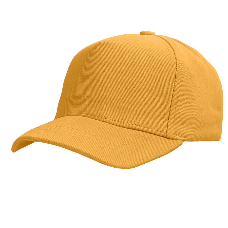 Бейсболка BOSTON, 5 клиньев, металлическая застежка, Жёлтый, -, 50506 301, фото 1