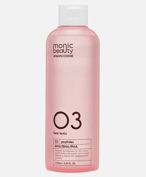 Monic beauty тоник Skin Code 03 Peptides 250 мл