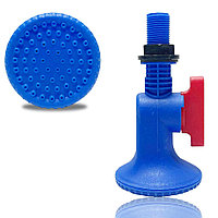 Насадка для летнего душа с краном 15*8 см синяя