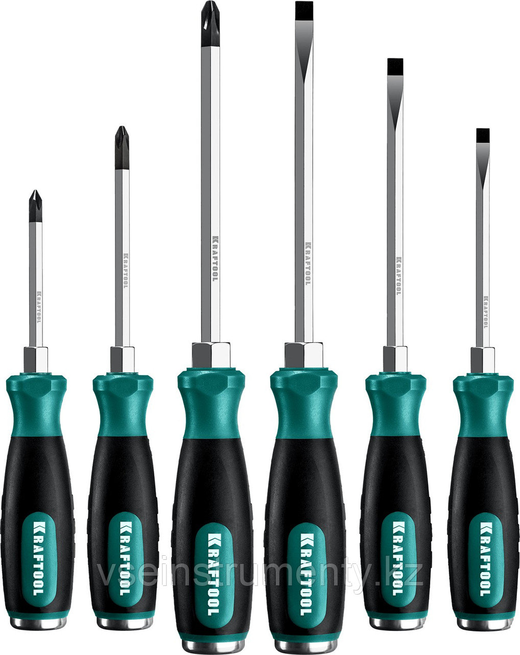 KRAFTOOL Impact, 6 шт, набор ударных отверток (25025), фото 1