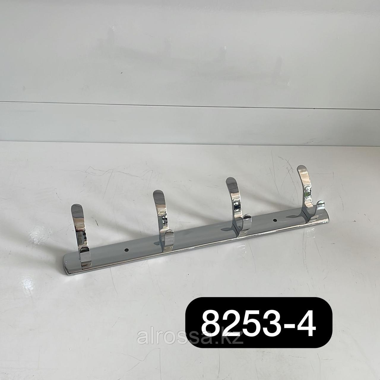 Вешалка крючок настенная, 3 крючка, черный 8253-4