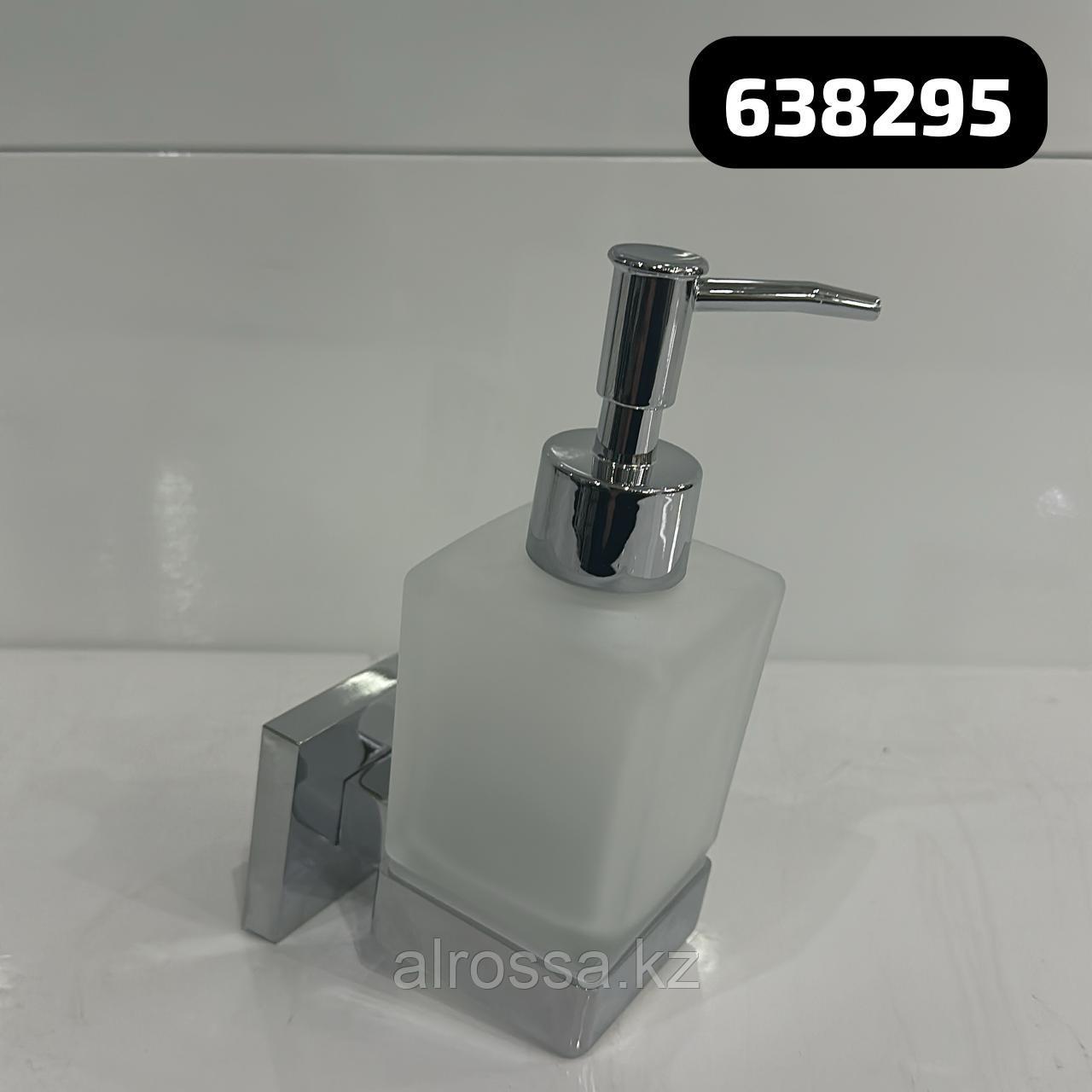 Дозатор для жидкого мыла,стеклянный 638295 Хром, фото 1