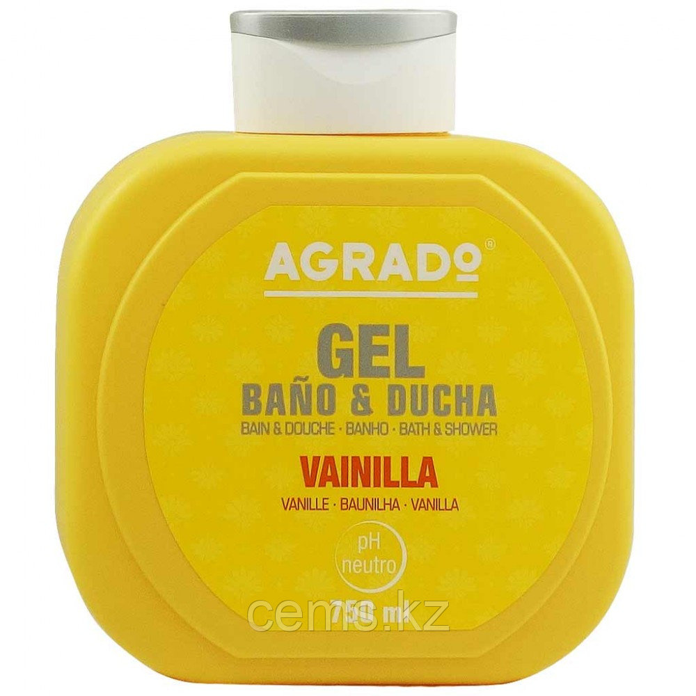 AGRADO гель для ванн Ванильный "Vanilla" стимулирующий 750мл