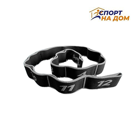 Эластичная лента для танцев и гимнастики Серая 12 петель (захватов)