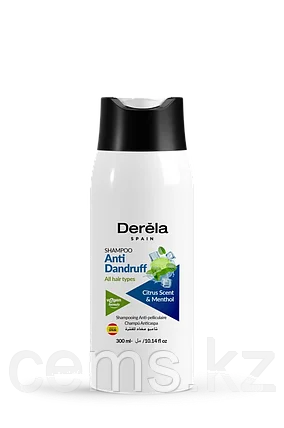 DERELA Шампунь для волос против перхоти ANTI-DANDRUFF 300 мл, фото 1