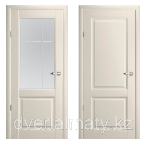 Дверь Эрмитаж 4 (2.0) Ваниль PTDC, фото 1
