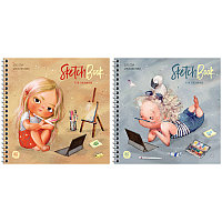 Скетчбук 80л., 190*190 ArtSpace "My inspiration", на гребне, 120г/м2, офсет