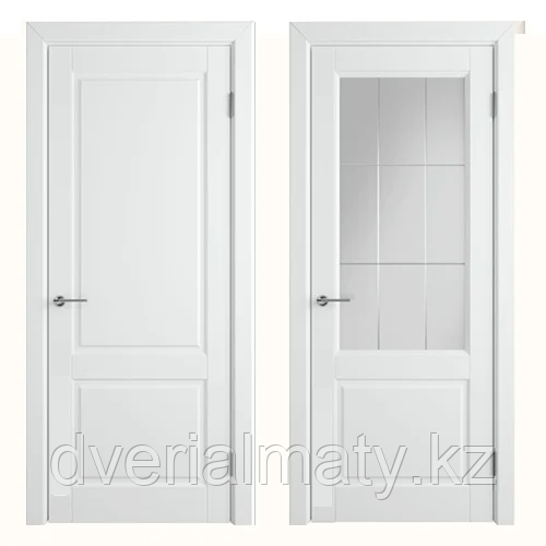 Дверь Эрмитаж 4 (2.20) Белая PTD