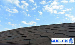 Гибкая черепица РУФЛЕКС, коллекция Сота, ПРЕМИУМ на основе СБС, Гарантия 35 лет