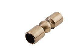 Соединитель труба-труба произвольный угол (90°-180°) d=19 | FGD-80 ZN/BR | Бронзовый