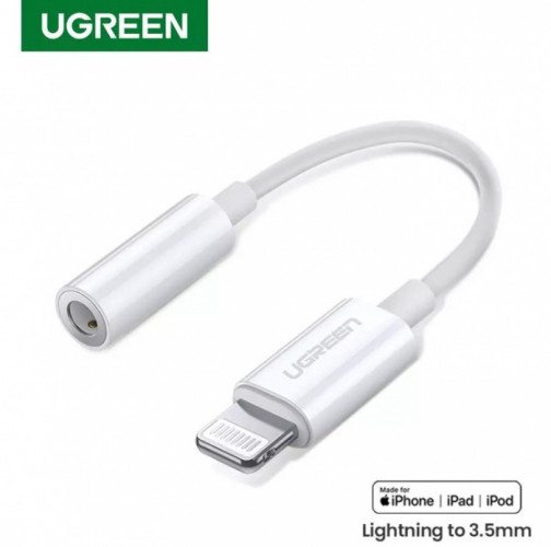 Ugreen 30759 Адаптер US212 Lightning to 3.5mm Headphone Jack Adapter