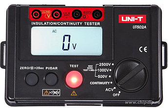 UT502A мегаомметр для для измерения сопротивления изоляции до 20 ГОм (2500V). Внесен в реестр СИ РК