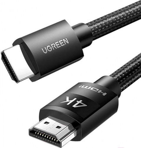 UGREEN 40102 Кабель HD119 HDMI 4K Cable Male to Male Braided 3m