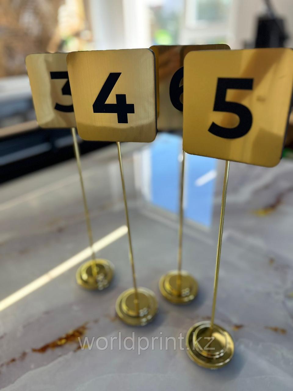 Нумерация для столов, фото 1