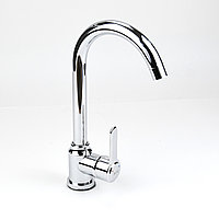 Смеситель кухонный ATLAS HAMAL, HM1006601, хром, цинк