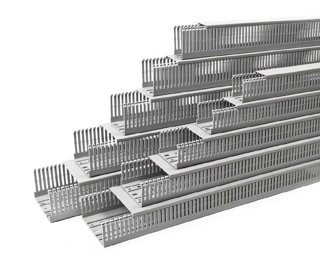 KKD 2560; Перфорированный короб с крышкой, 25x60 (ШxВ) Серый, фото 1