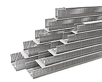 KKD 8060; Перфорированный короб с крышкой, 80x60 (ШxВ) Серый