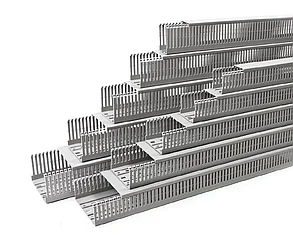 KKD 2580; Перфорированный короб с крышкой, 25x80 (ШxВ) Серый