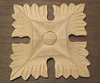 Декоративный элемент квадратный цветок (80*80) F - 91.