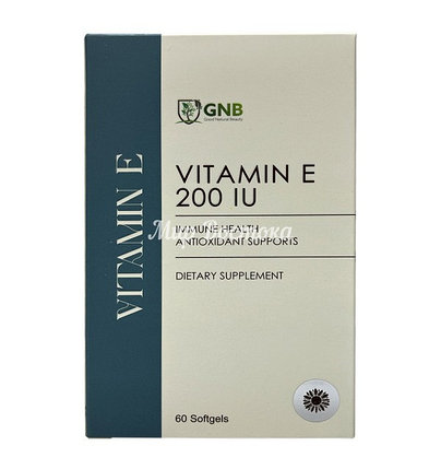 Витамин Е "Vitamin E 200 IU" от GNB (60 капсул), фото 1