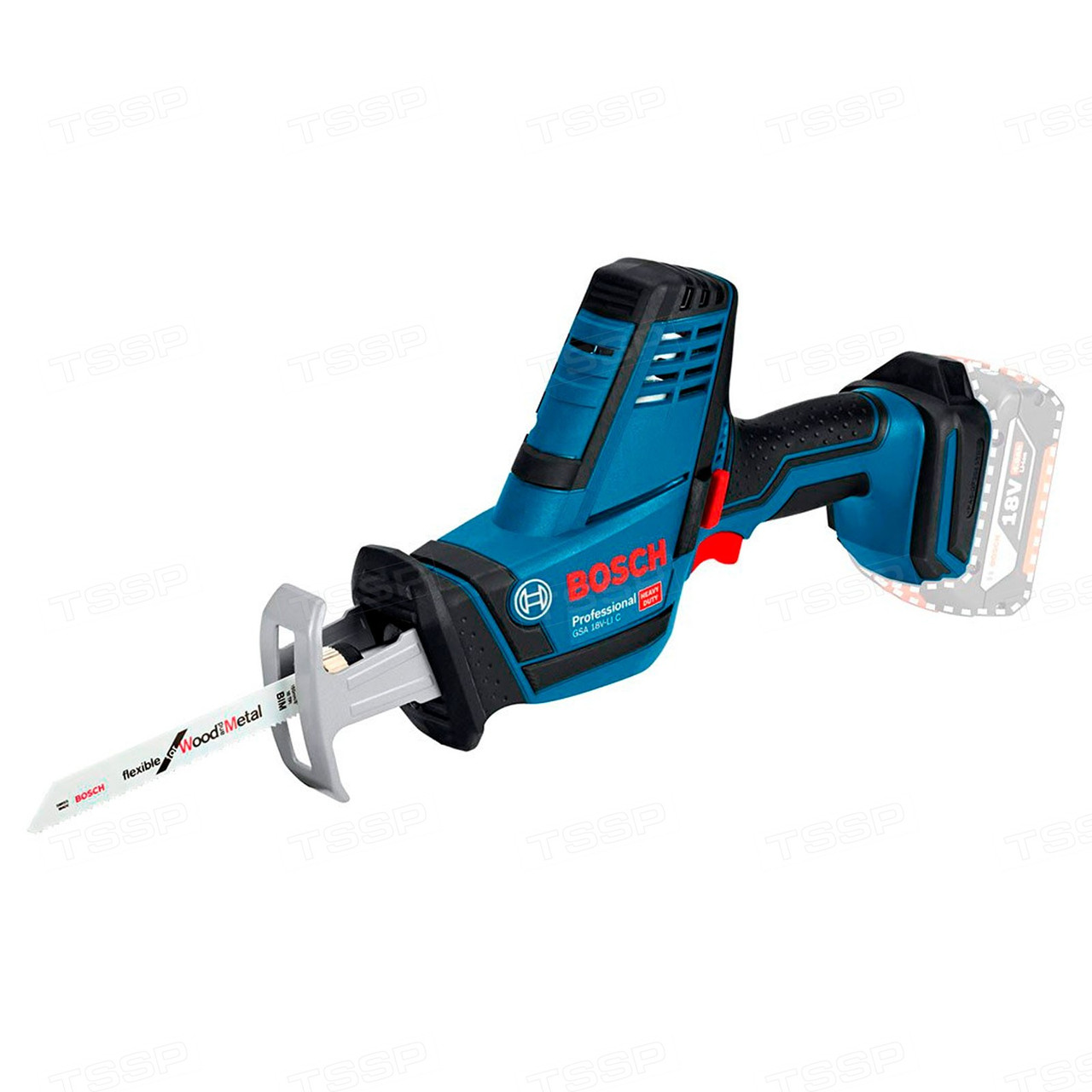 Аккумуляторная сабельная пила Bosch GSA 18 V-LI C Professional Solo 06016A5001
