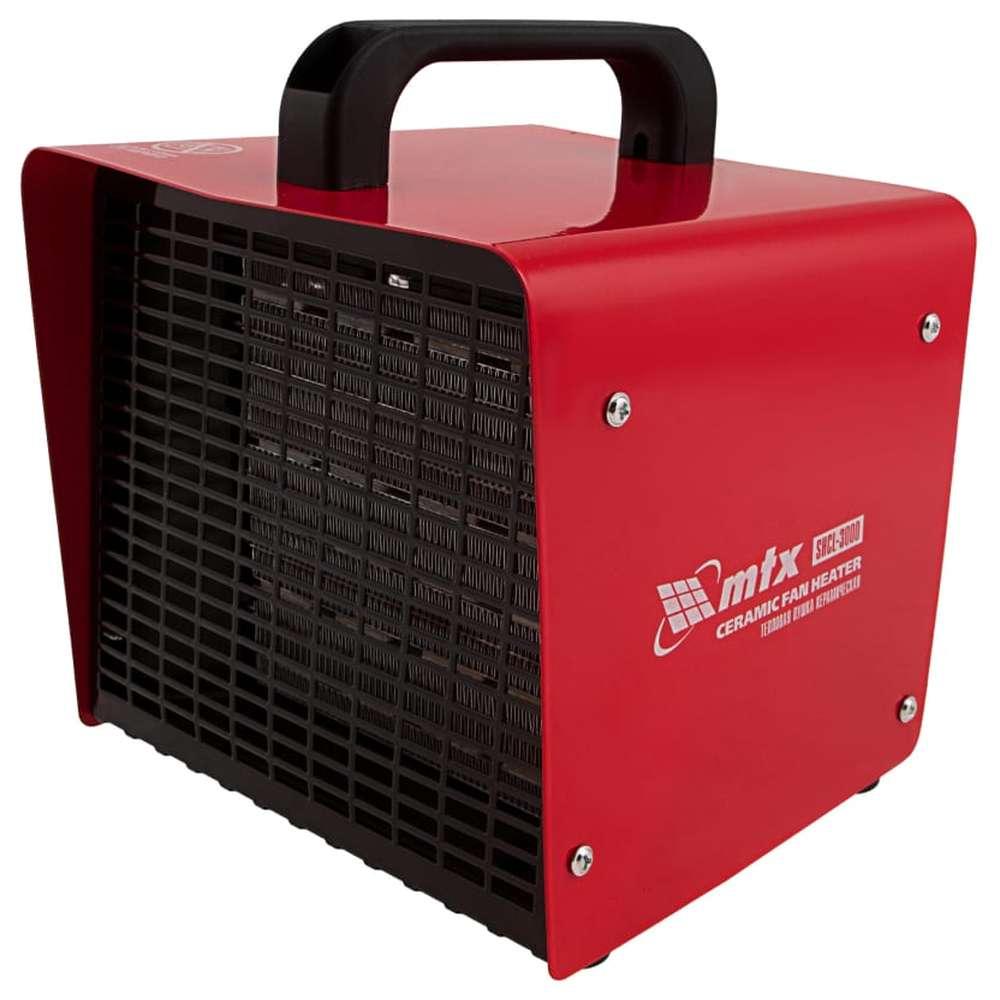 Тепловая керамическая пушка MATRIX SHCL-3000 квадратная 230В 1/3кВт 480м3/ч 96403, фото 1