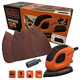 Дельтовидная шлифовальная машина BLACK+DECKER "MOUSE" 55Вт BEW230-QS, фото 4
