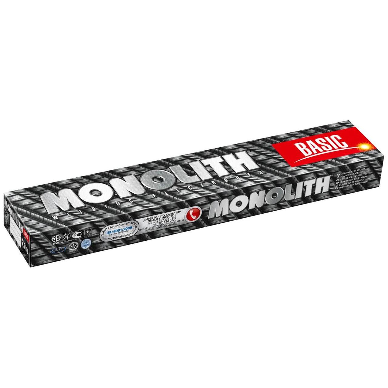 Электроды сварочные Monolith УОНИ-13/55 Плазма 4мм 00000000052 (1 упаковка - 5кг)
