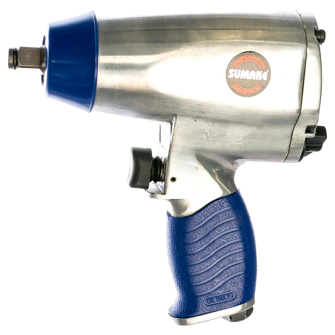 Пневмогайковёрт SUMAKE ST-M1001K с набором головок 1/2" 378Нм 8095030, фото 1