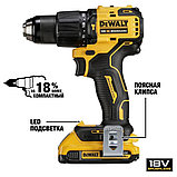 Аккумуляторная дрель-шуруповерт DeWALT DCD709D2T-QW, фото 4