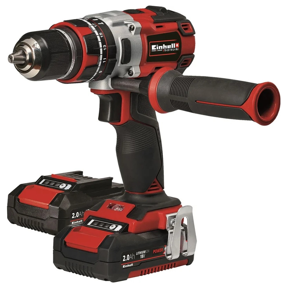 Einhell TP-CD 18 Li-i BL 2x2.0Ah 4513861 соққылы бұрағыш, фото 1