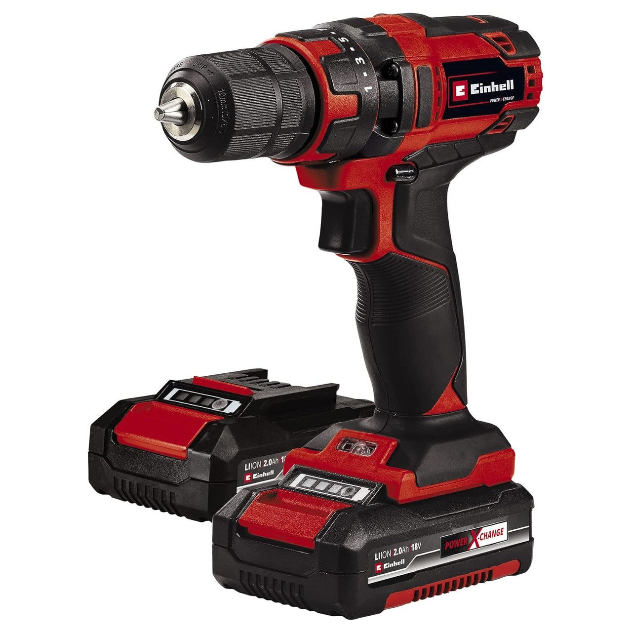 Бұрауыш Einhell TC-CD 18/35 Li +39 2x2.0Ah 4513957, фото 1