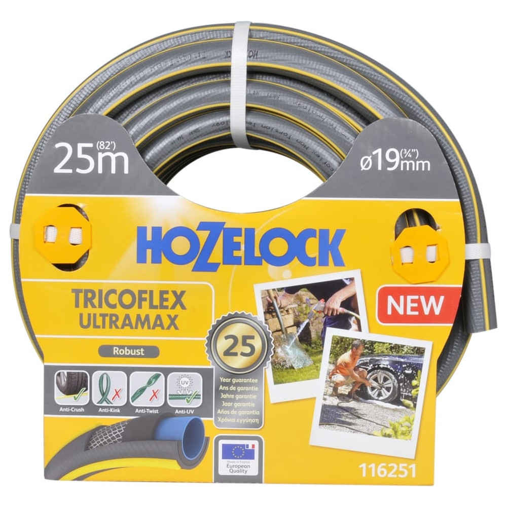 Шланг садовый HoZelock "TRICOFLEX ULTRAMAX" 25м 19мм 116251, фото 1